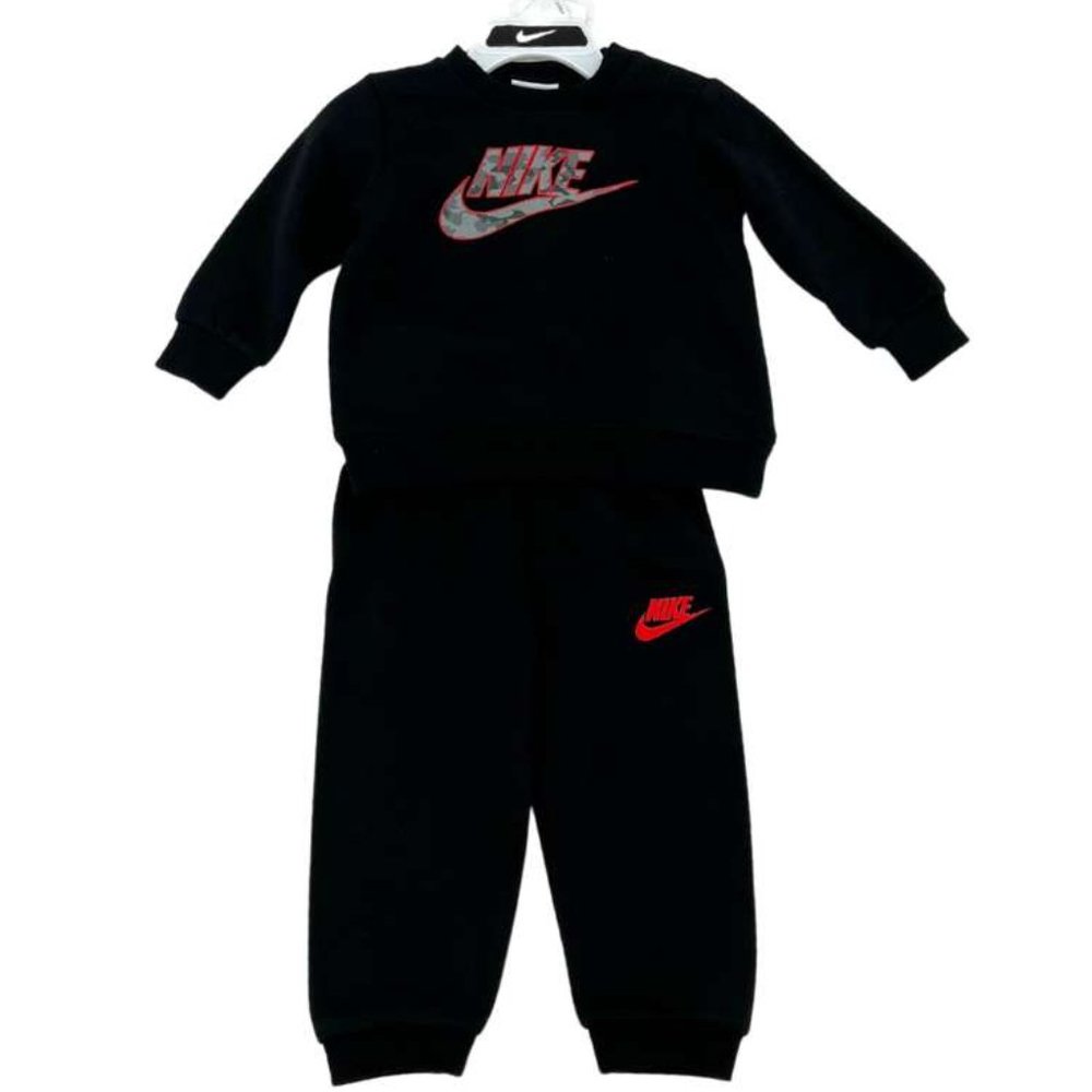 Nike | Children's Track Suit Set | Black | Size 12 Months